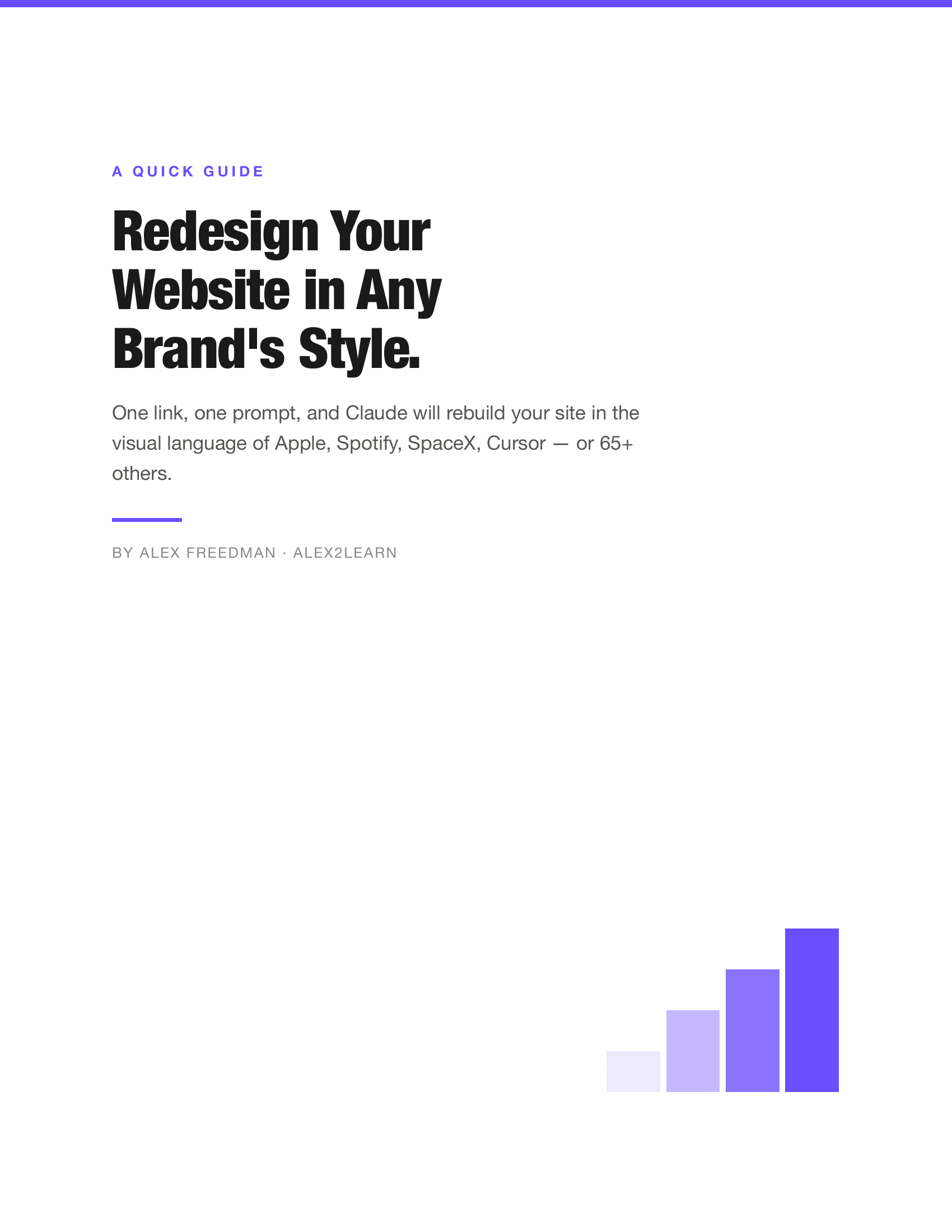 Redesign Your Website in Any Brand's Style preview